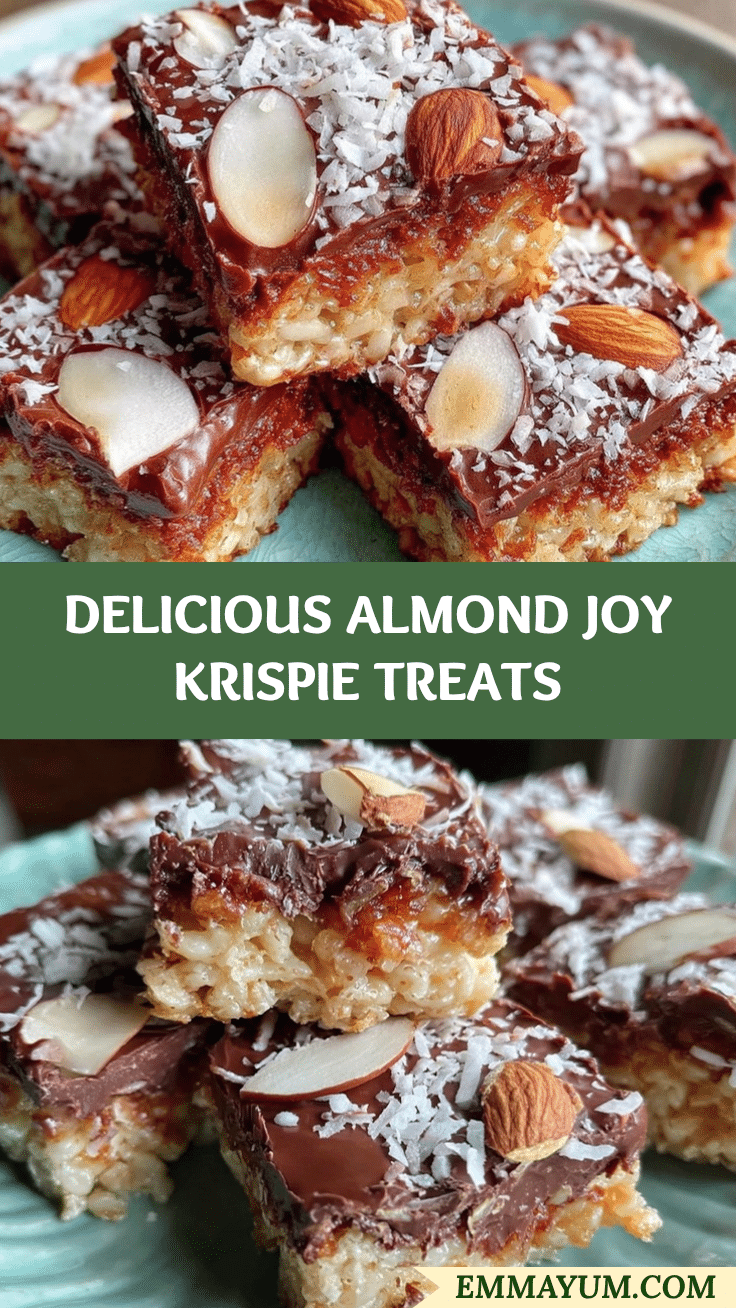 Almond Joy Krispie Treats recipe