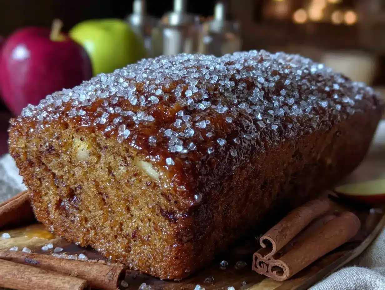apple cider donut loaf preparation steps