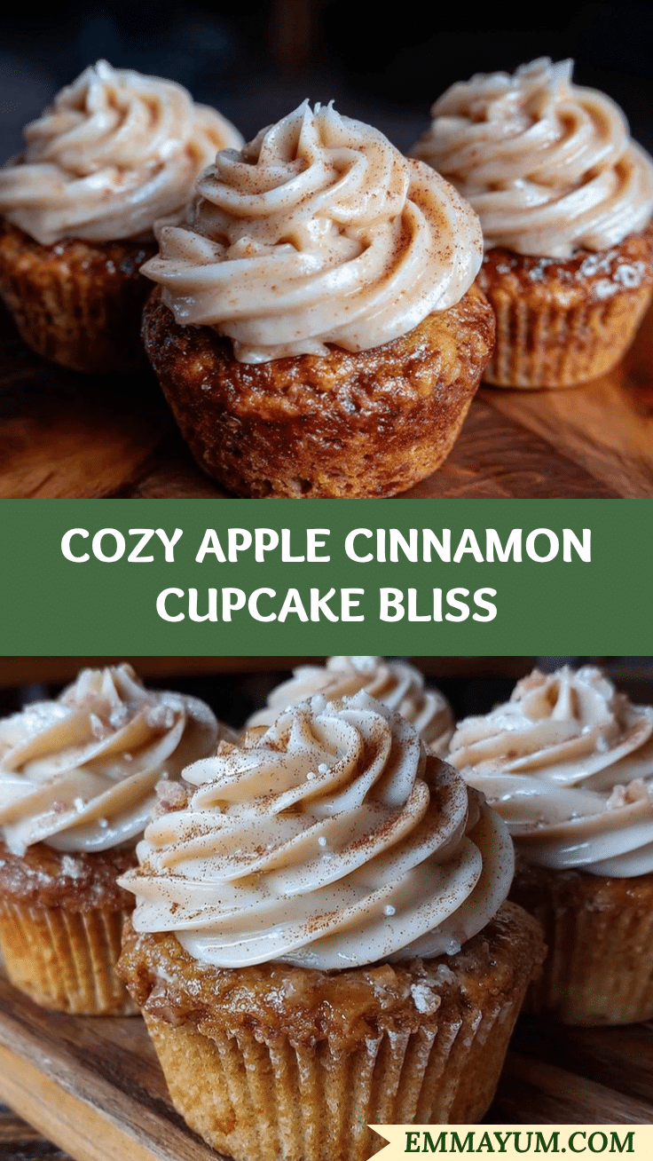 apple cinnamon cupcakes recipe