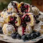 blueberry almond cookies - featured image