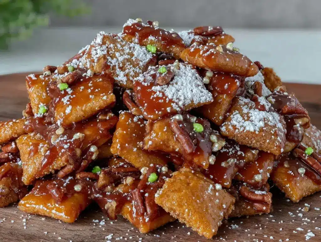 Caramel Apple Puppy Chow - featured image