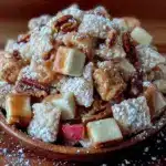 caramel apple puppy chow - featured image