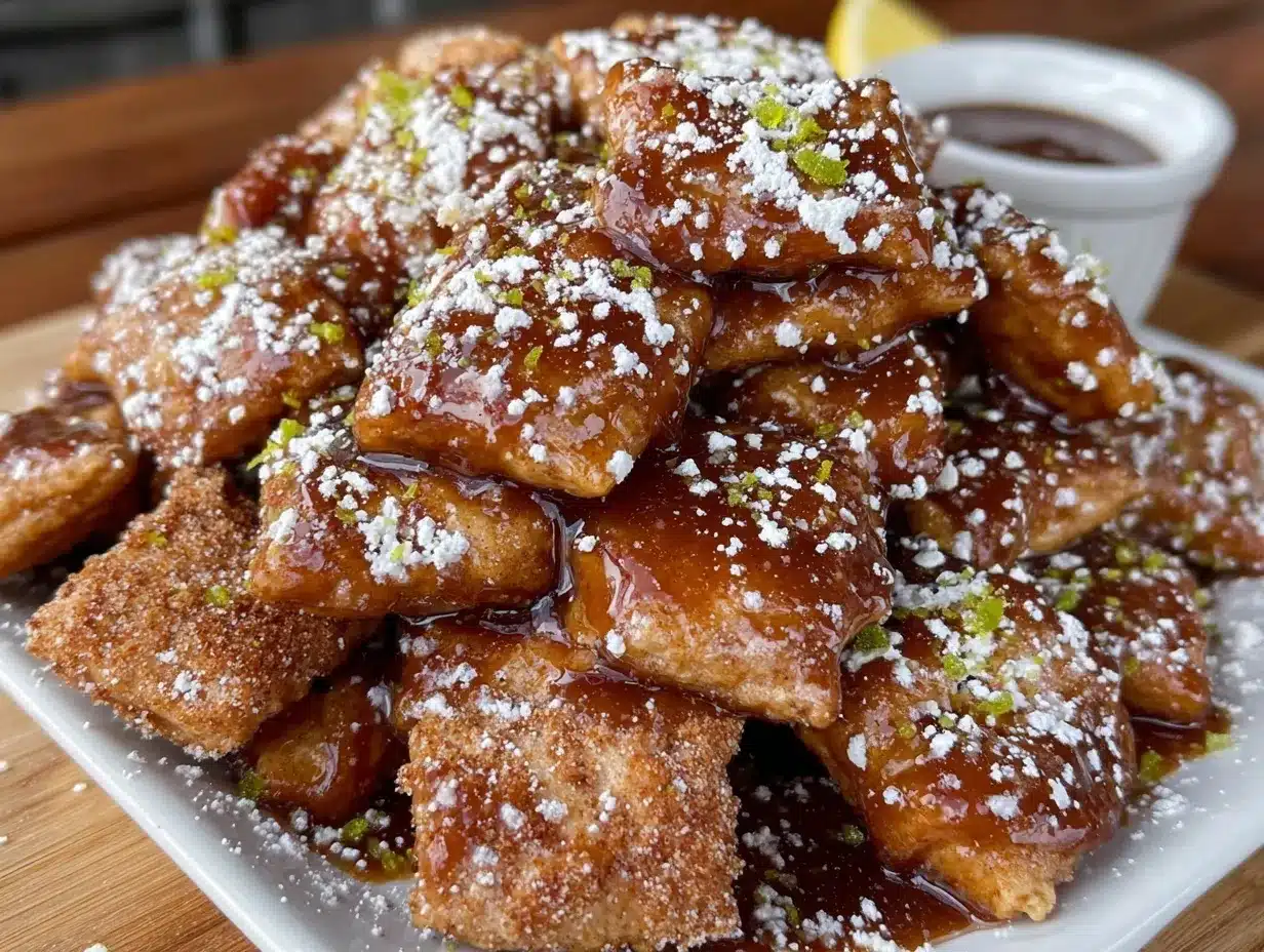 Caramel Apple Puppy Chow preparation steps