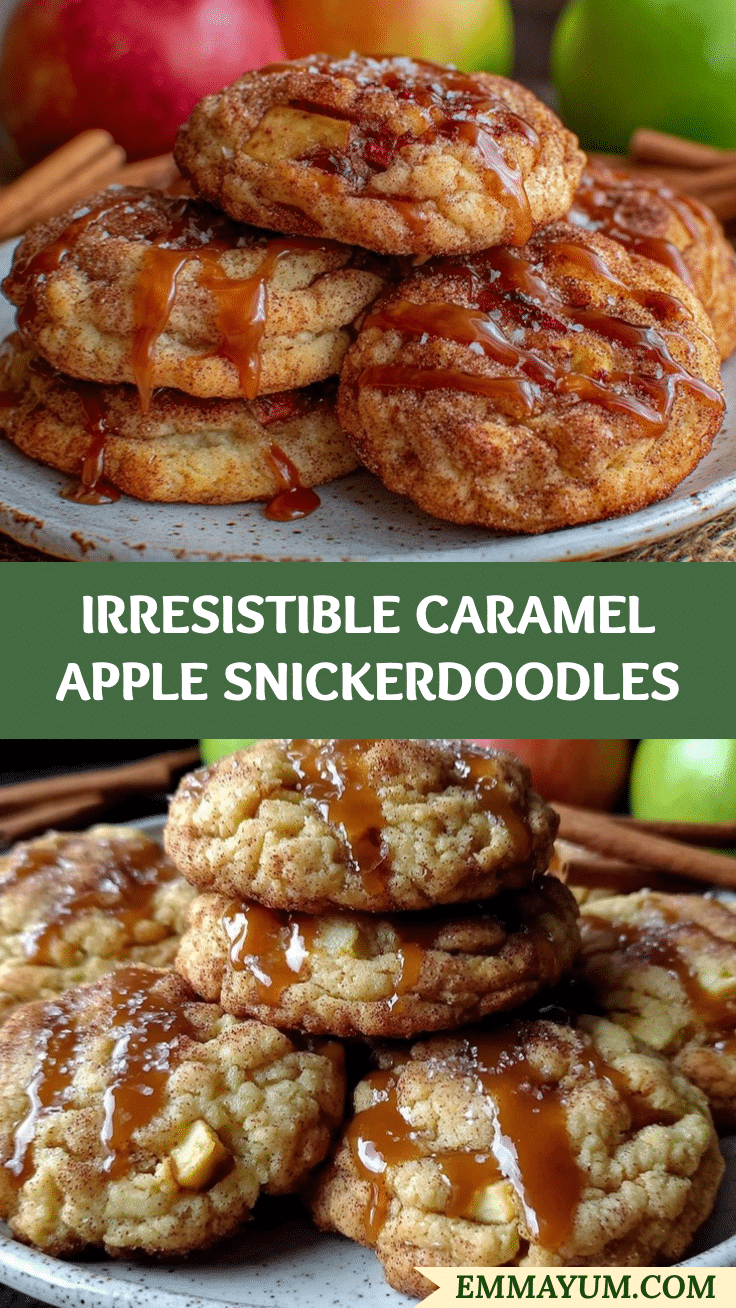 caramel apple snickerdoodles recipe