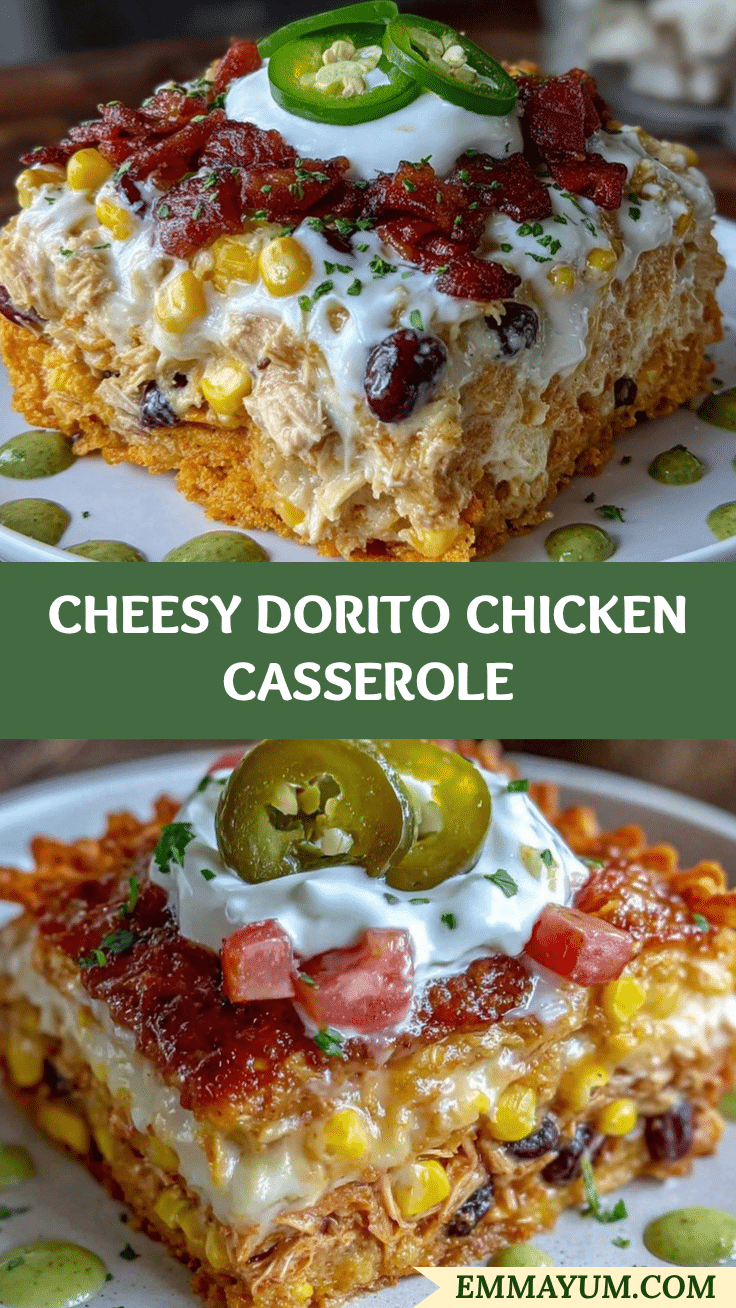 cheesy dorito chicken casserole recipe