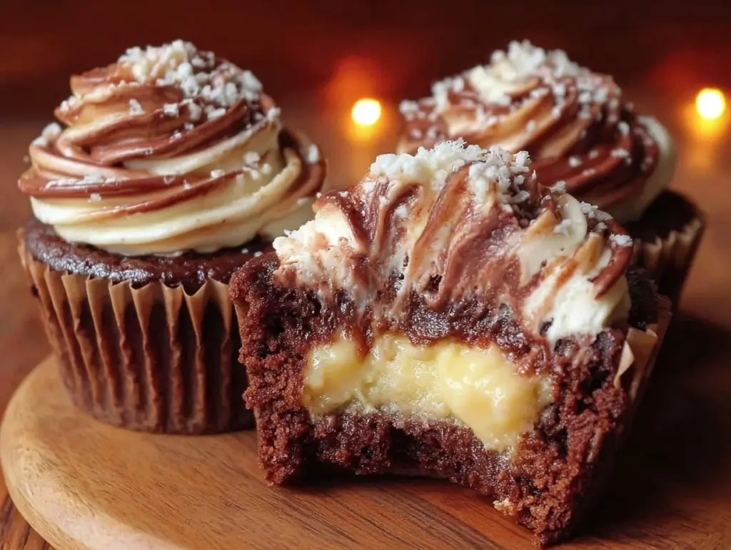 chocolate coffee cupcakes - featured image