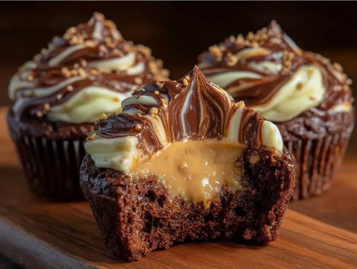 chocolate coffee cupcakes preparation steps