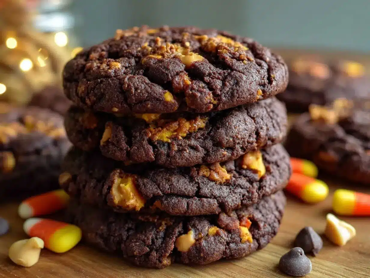 Chocolate Reese’s Cookies preparation steps
