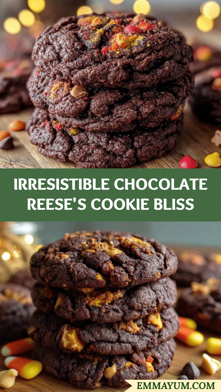 Chocolate Reese’s Cookies recipe