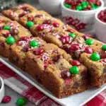 Christmas blondies - featured image