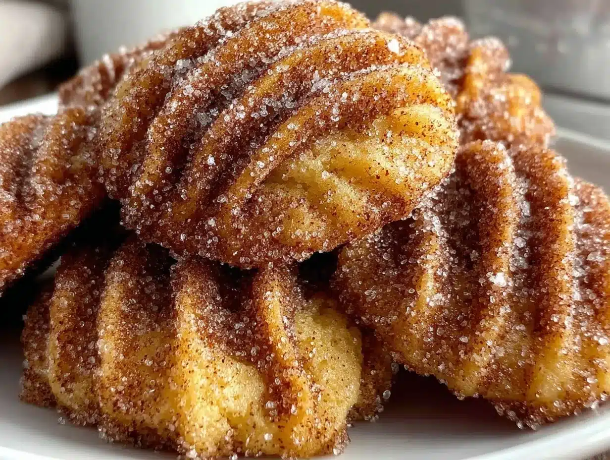 churro crinkle cookies preparation steps