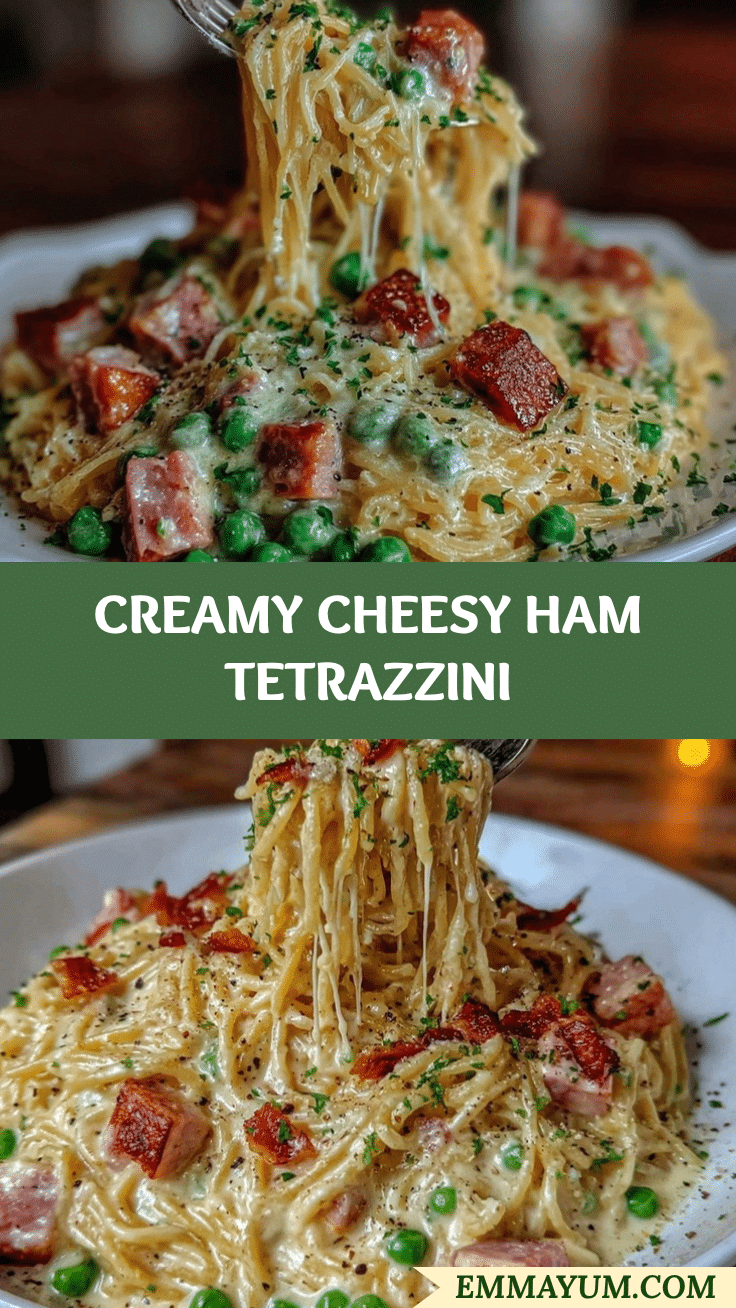 Creamy Ham Tetrazzini recipe