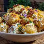 creamy potato salad - featured image
