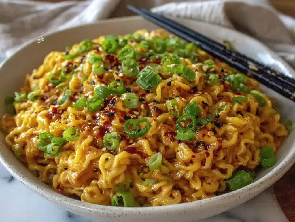 creamy Thai peanut noodles - featured image
