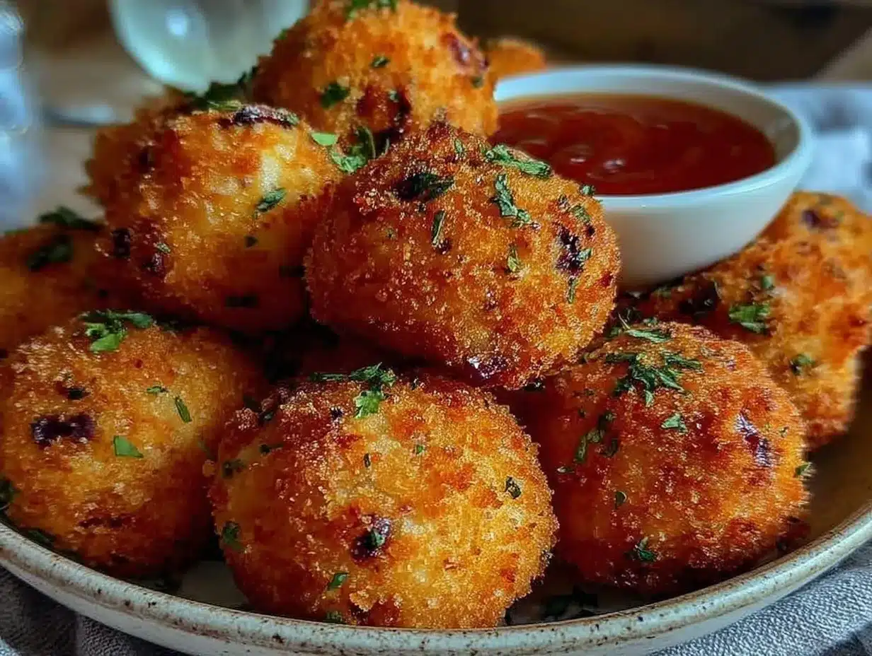 crispy Chinese chicken balls preparation steps