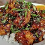 crispy orange chicken - featured image