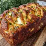 garlic herb cheese bread - featured image