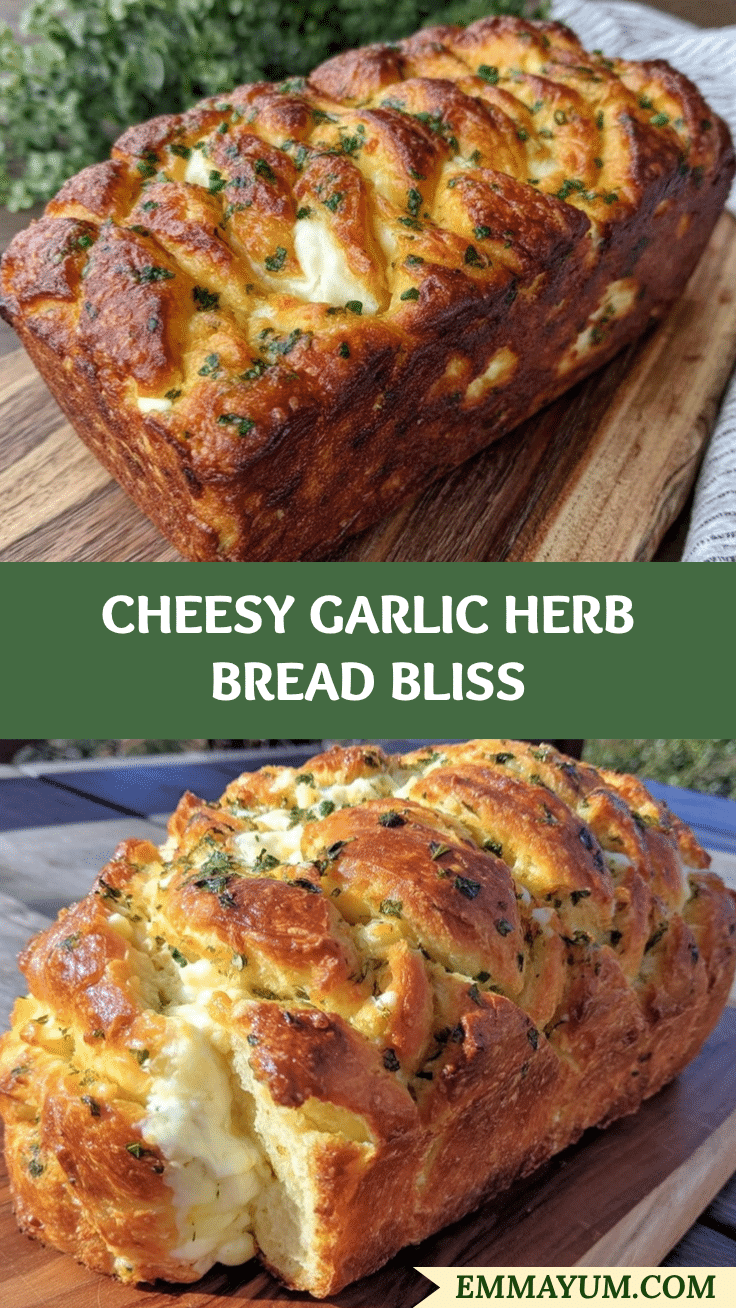 garlic herb cheese bread recipe