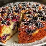 moist Greek yogurt blueberry cake - featured image