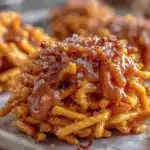 no-bake butterscotch haystacks - featured image