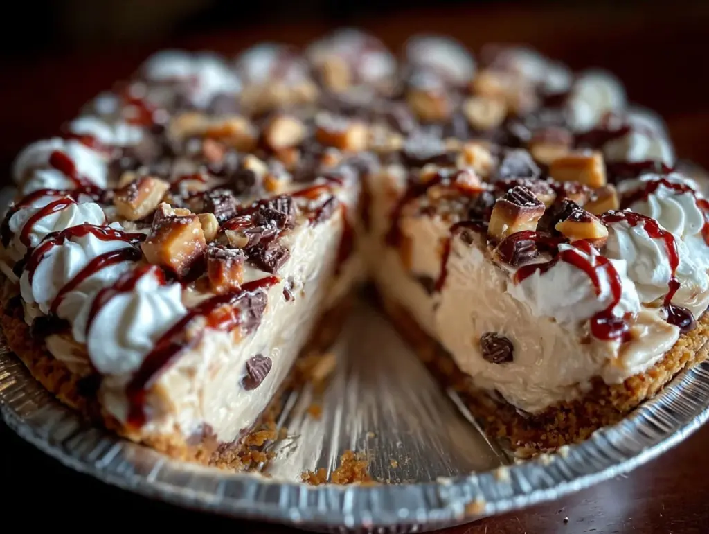 no-bake peanut butter pie - featured image