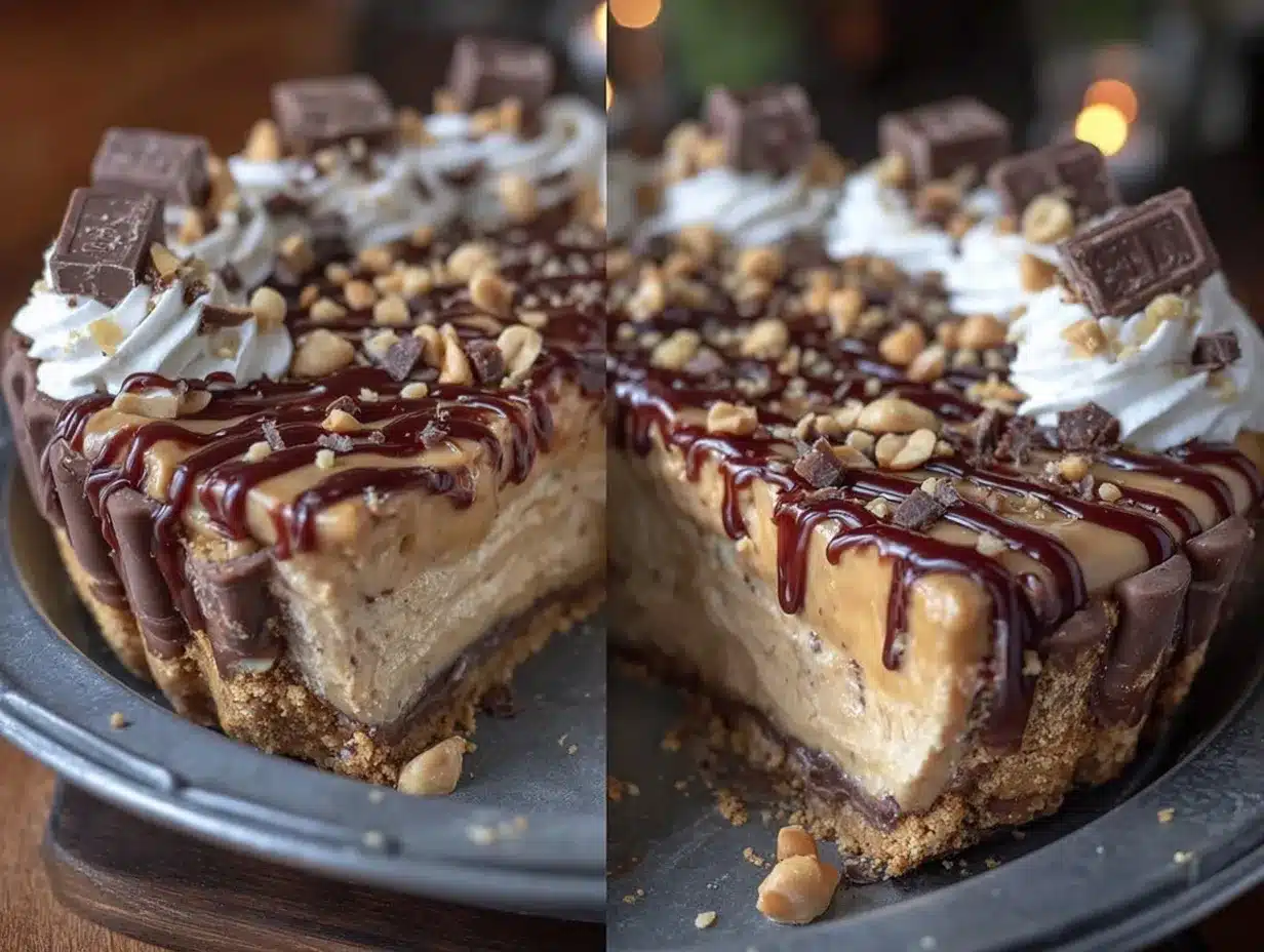 no-bake peanut butter pie preparation steps