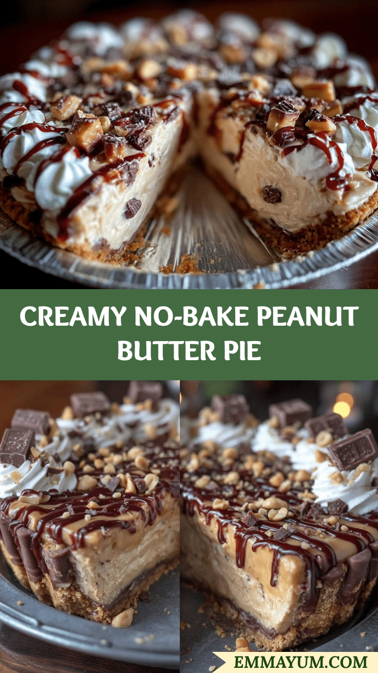 no-bake peanut butter pie recipe
