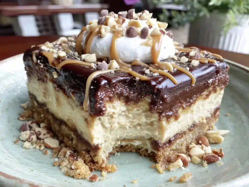 peanut butter lasagna - featured image