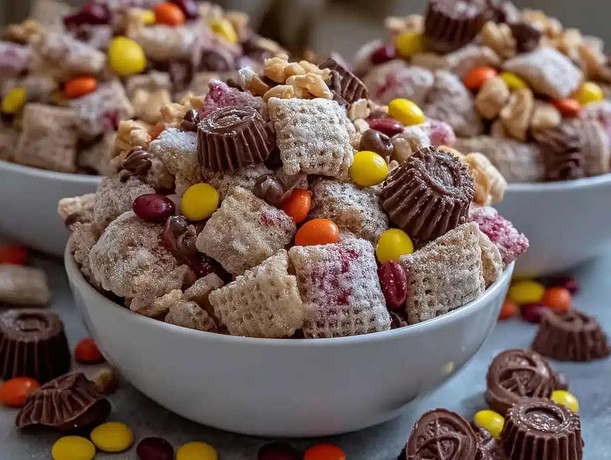 Peanut Butter Puppy Chow preparation steps
