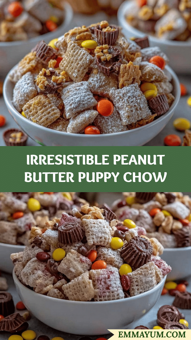 Peanut Butter Puppy Chow recipe
