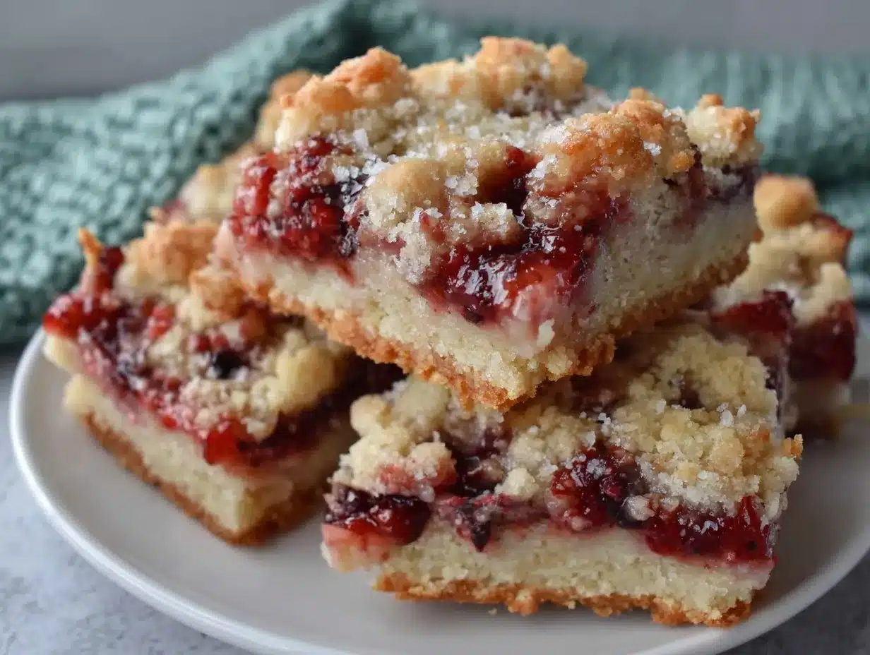 raspberry crumb bars preparation steps