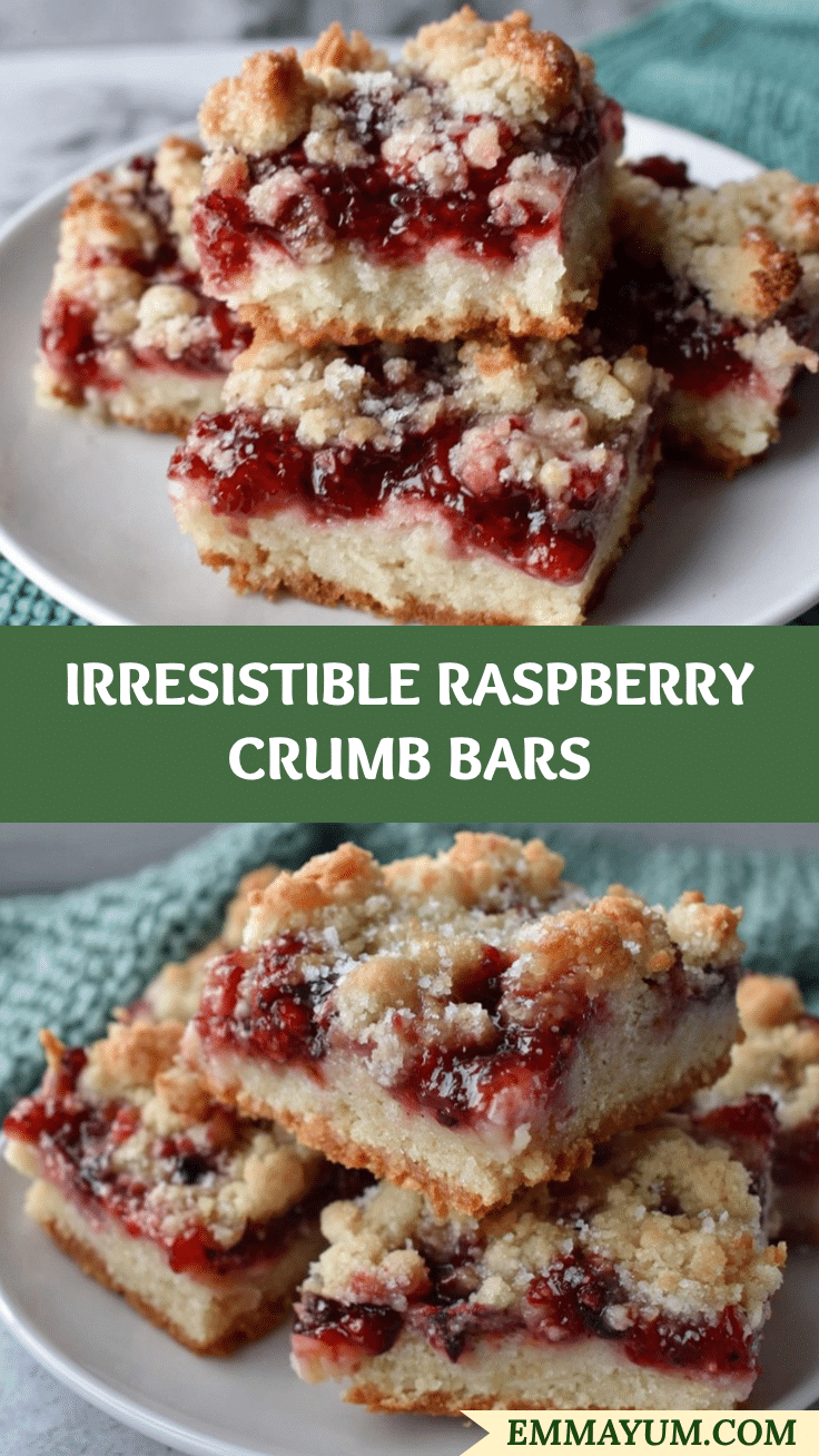 raspberry crumb bars recipe