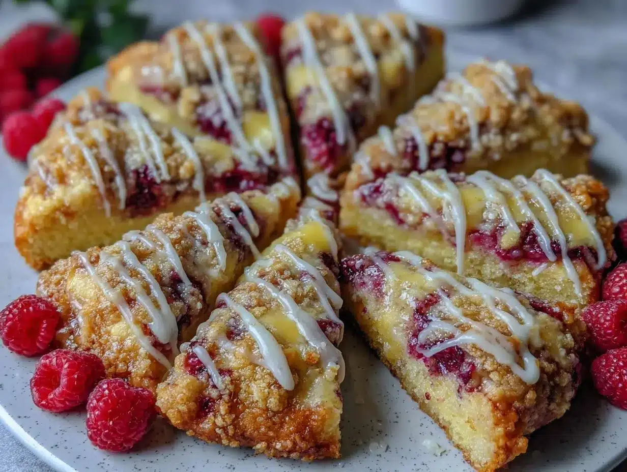 raspberry crumble pizza preparation steps
