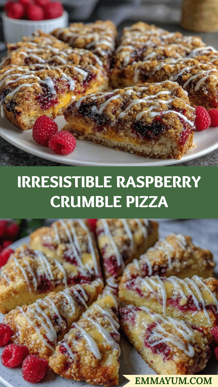 raspberry crumble pizza recipe
