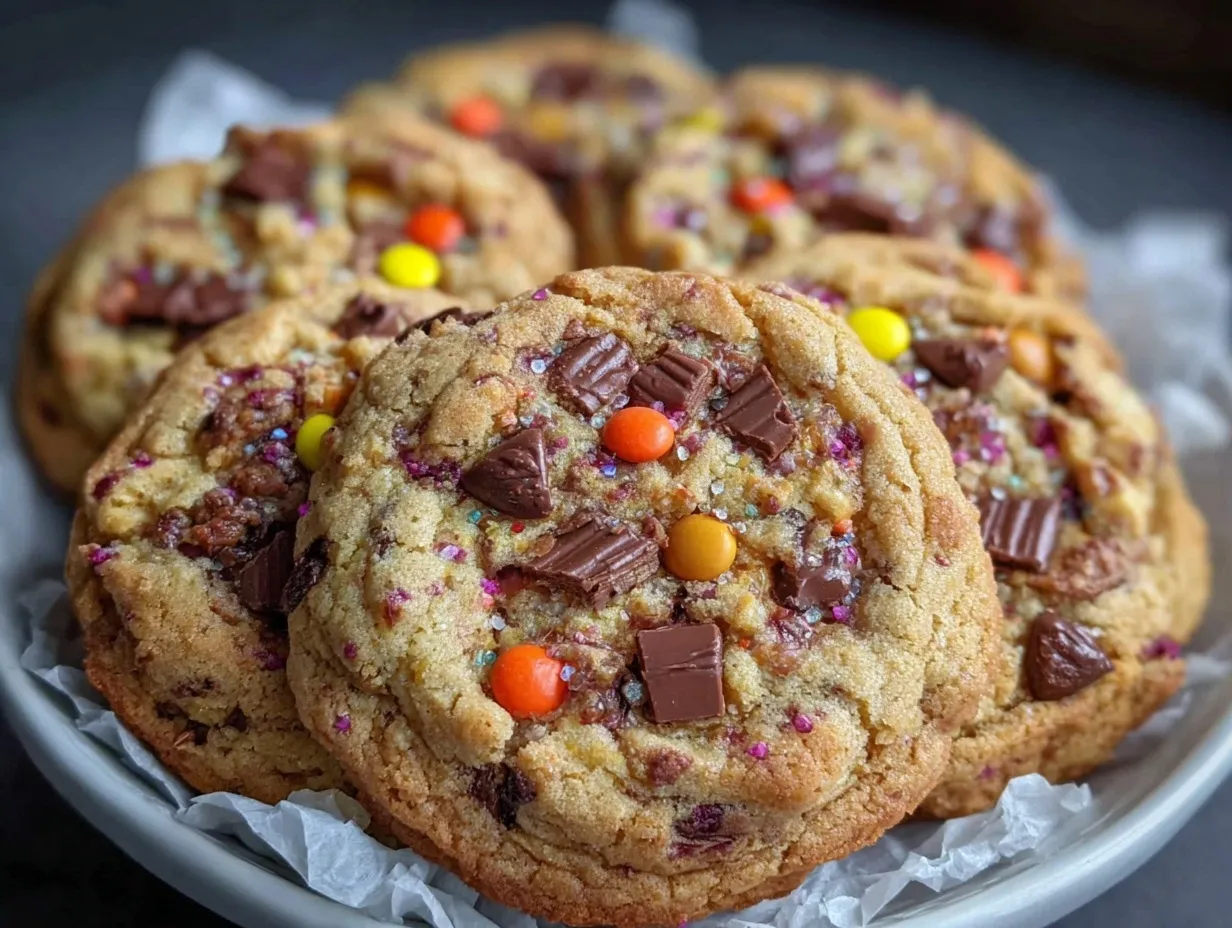 reeses pieces cookies preparation steps