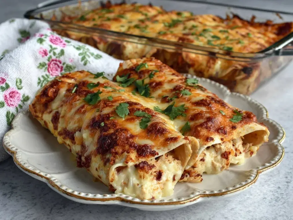 rotisserie chicken enchiladas - featured image