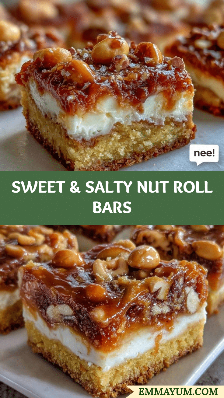 Salted Nut Roll Bars recipe