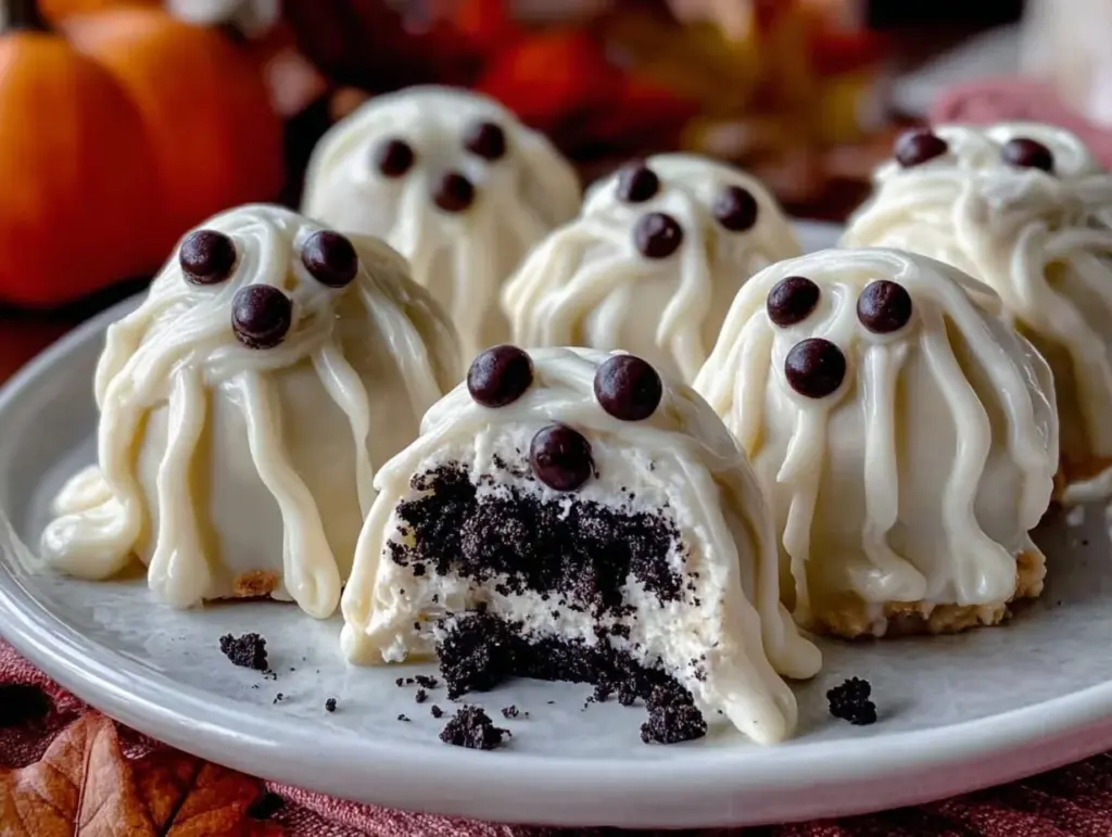Spooky Ghost Oreo Truffles - featured image