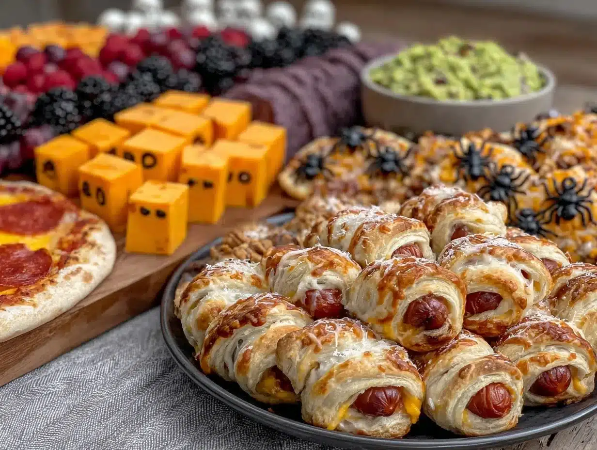 spooky Halloween snacks preparation steps