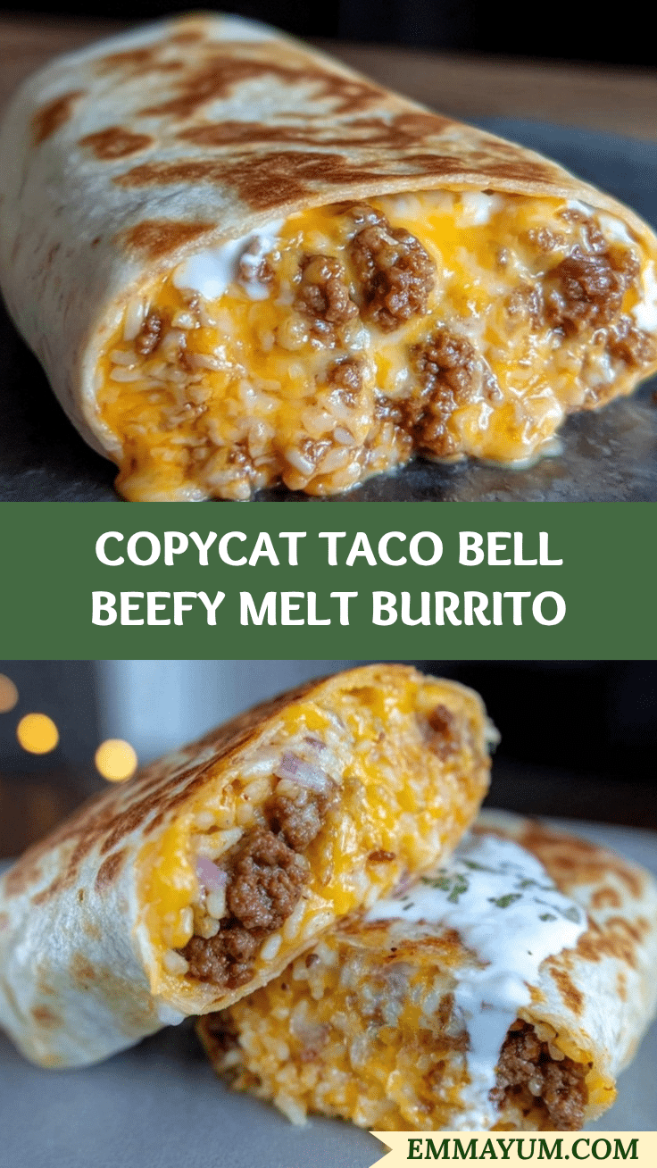 Taco Bell Beefy Melt Burrito recipe