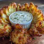 air fryer blooming onion - featured image