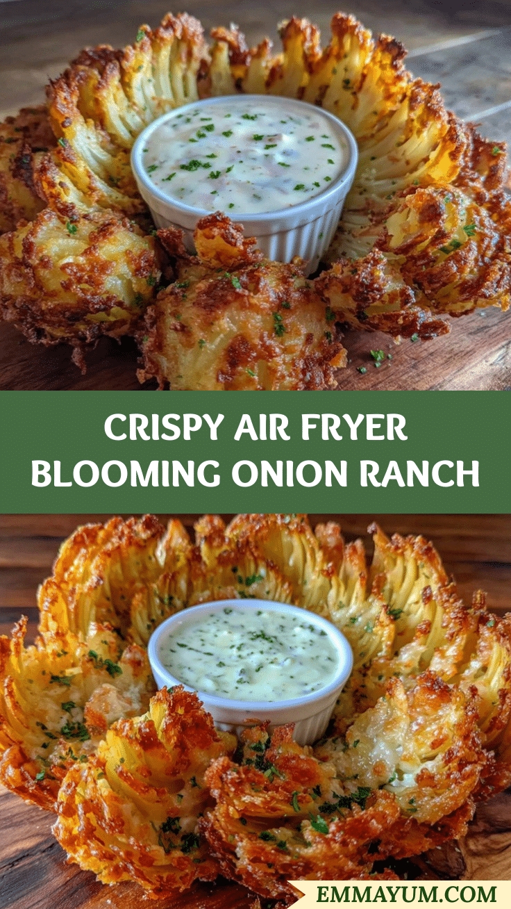 air fryer blooming onion recipe