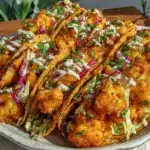 air fryer Buffalo cauliflower tacos - featured image