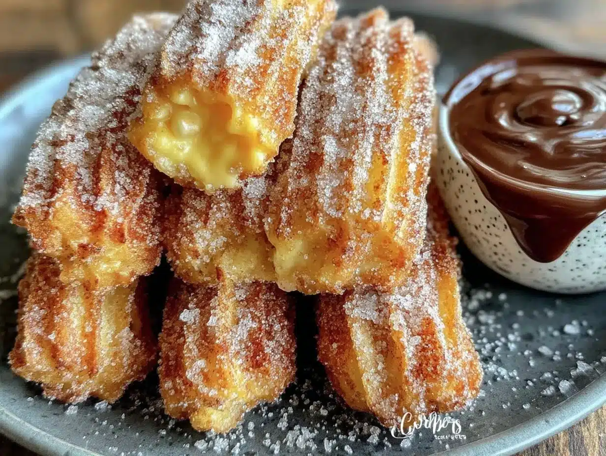 air fryer churros preparation steps