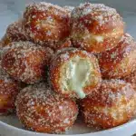 air fryer cinnamon sugar donut holes - featured image