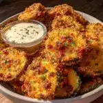 air fryer pickle chips - featured image