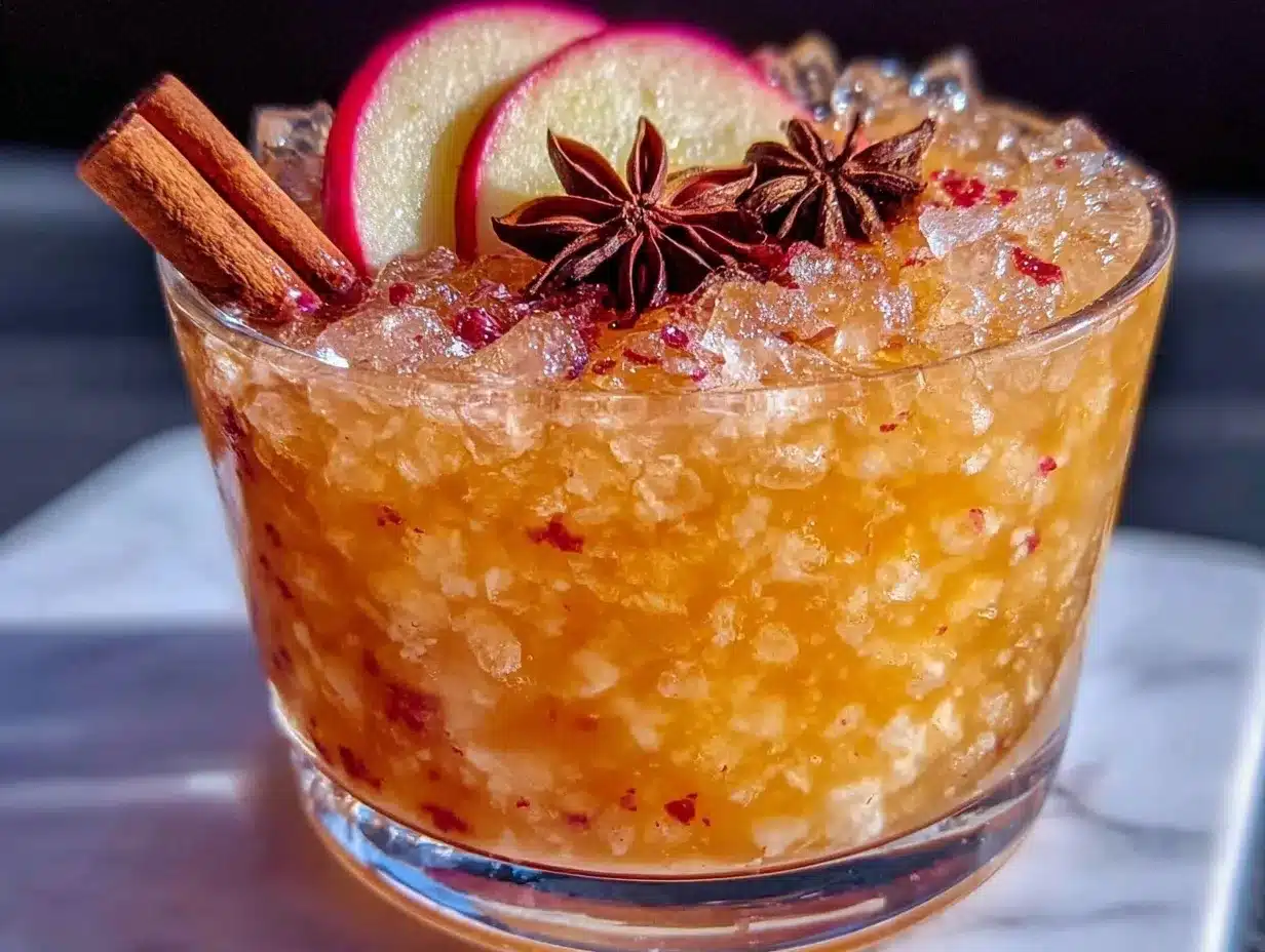 apple bourbon smash preparation steps