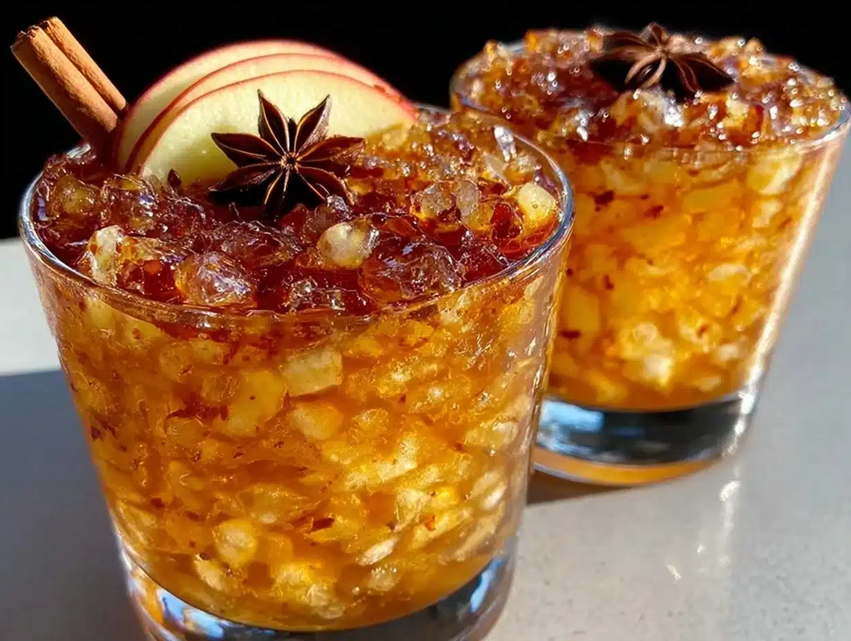 apple bourbon smash - featured image