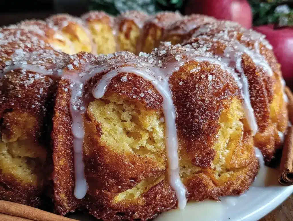 apple cider bundt cake - featured image
