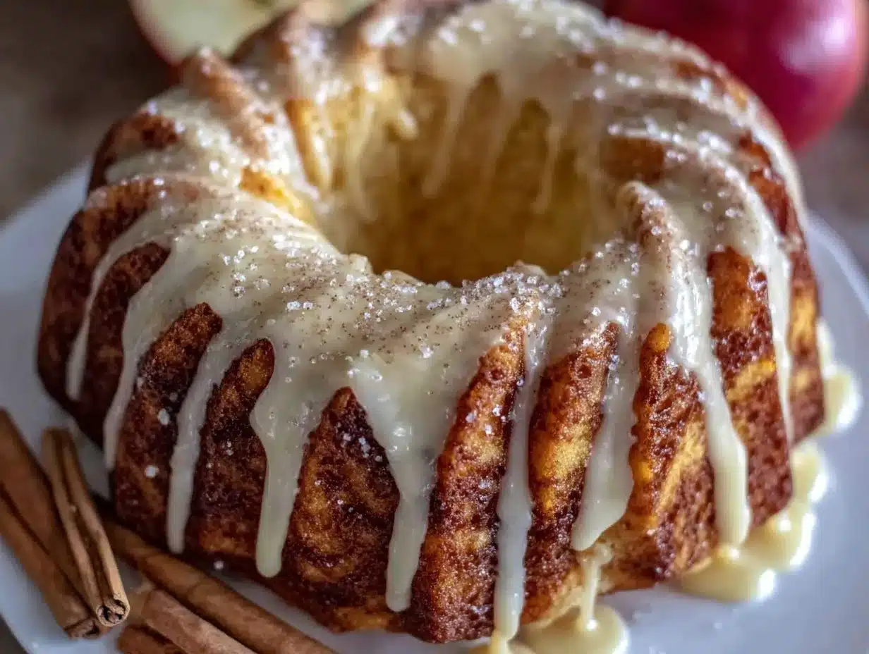 apple cider bundt cake preparation steps
